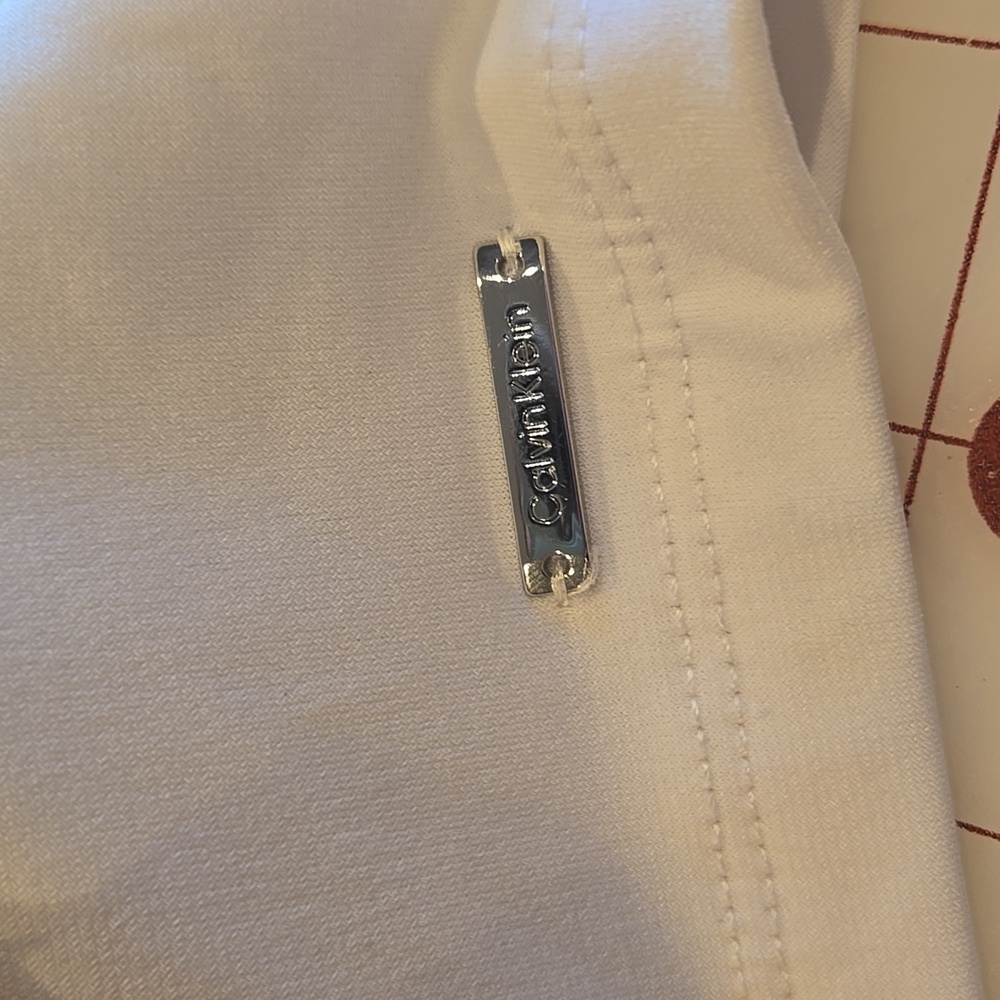 Calvin Klein White Lace Accent Tank Top - Picture 8 of 8